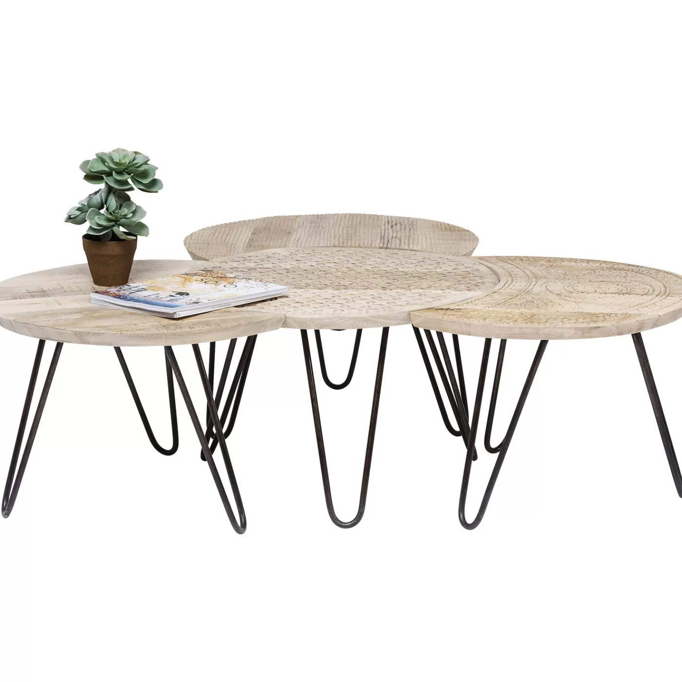 KARE Design Table Basse Puro (Jeu De 4)