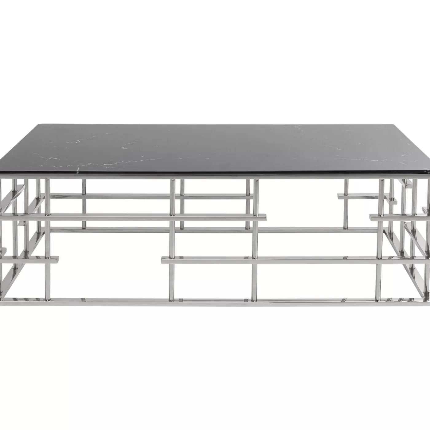 KARE Design Table Basse Rome Argente 130X70Cm