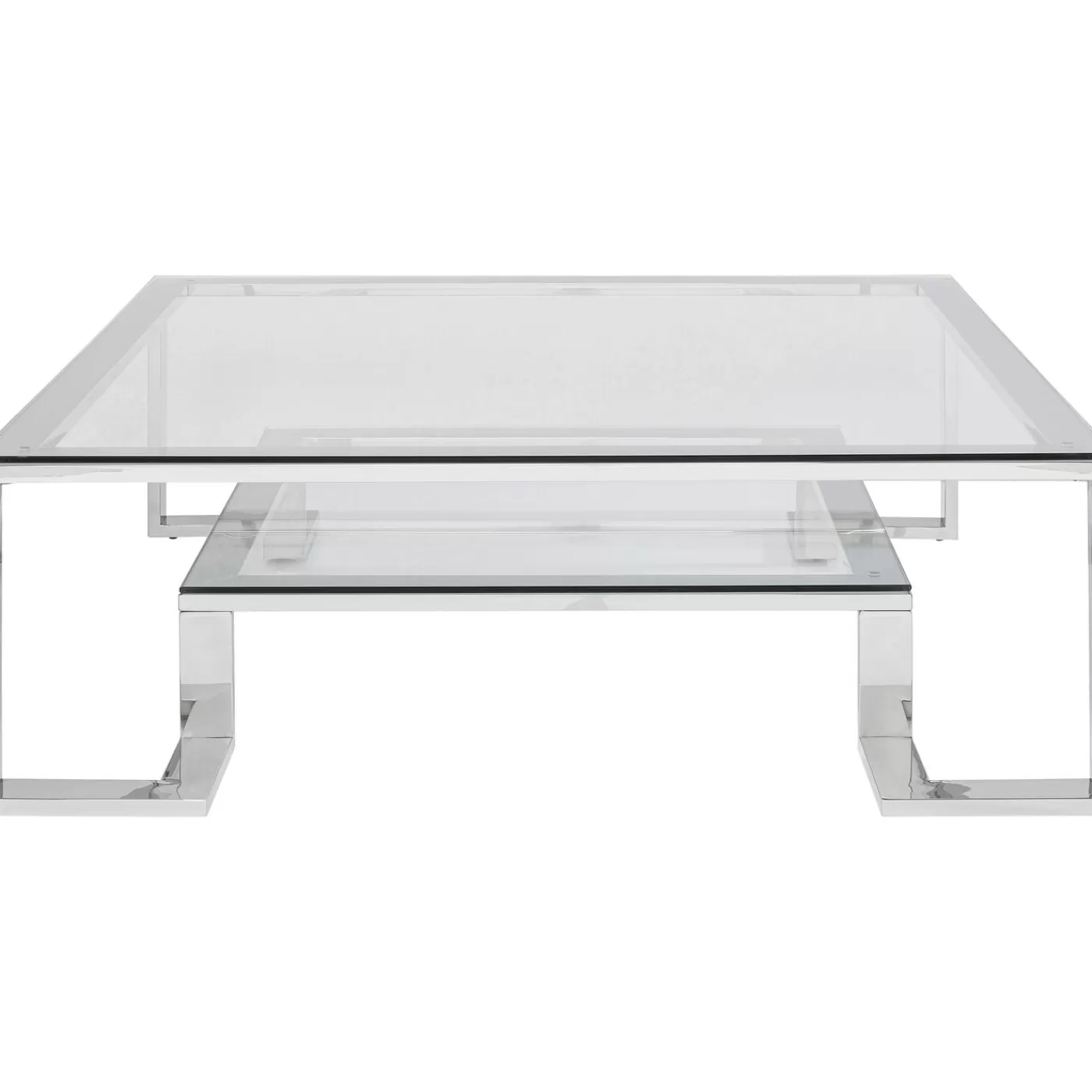 KARE Design Table Basse Silver Rush 120X120Cm