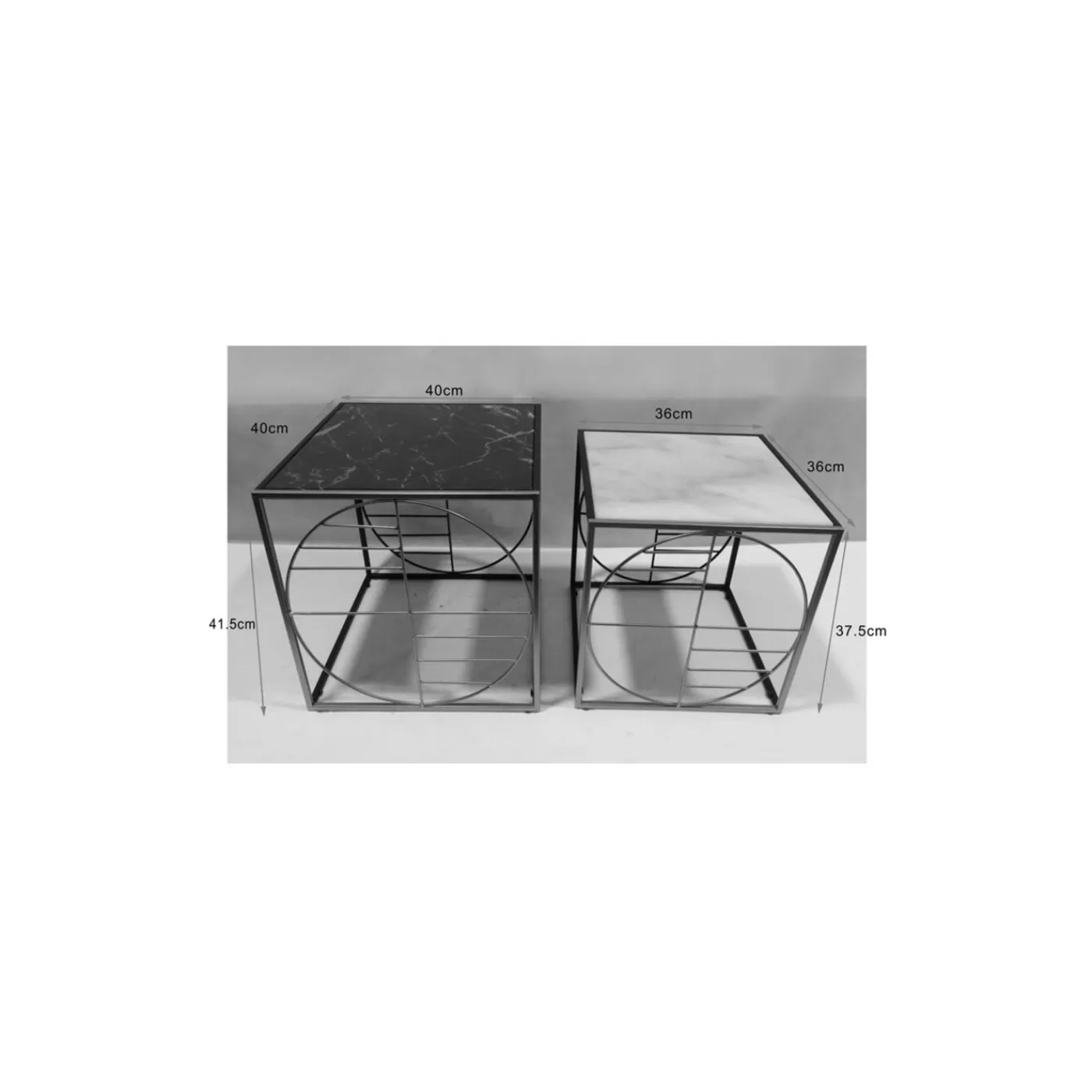 KARE Design Table Basse Techno 1 (2/Set)