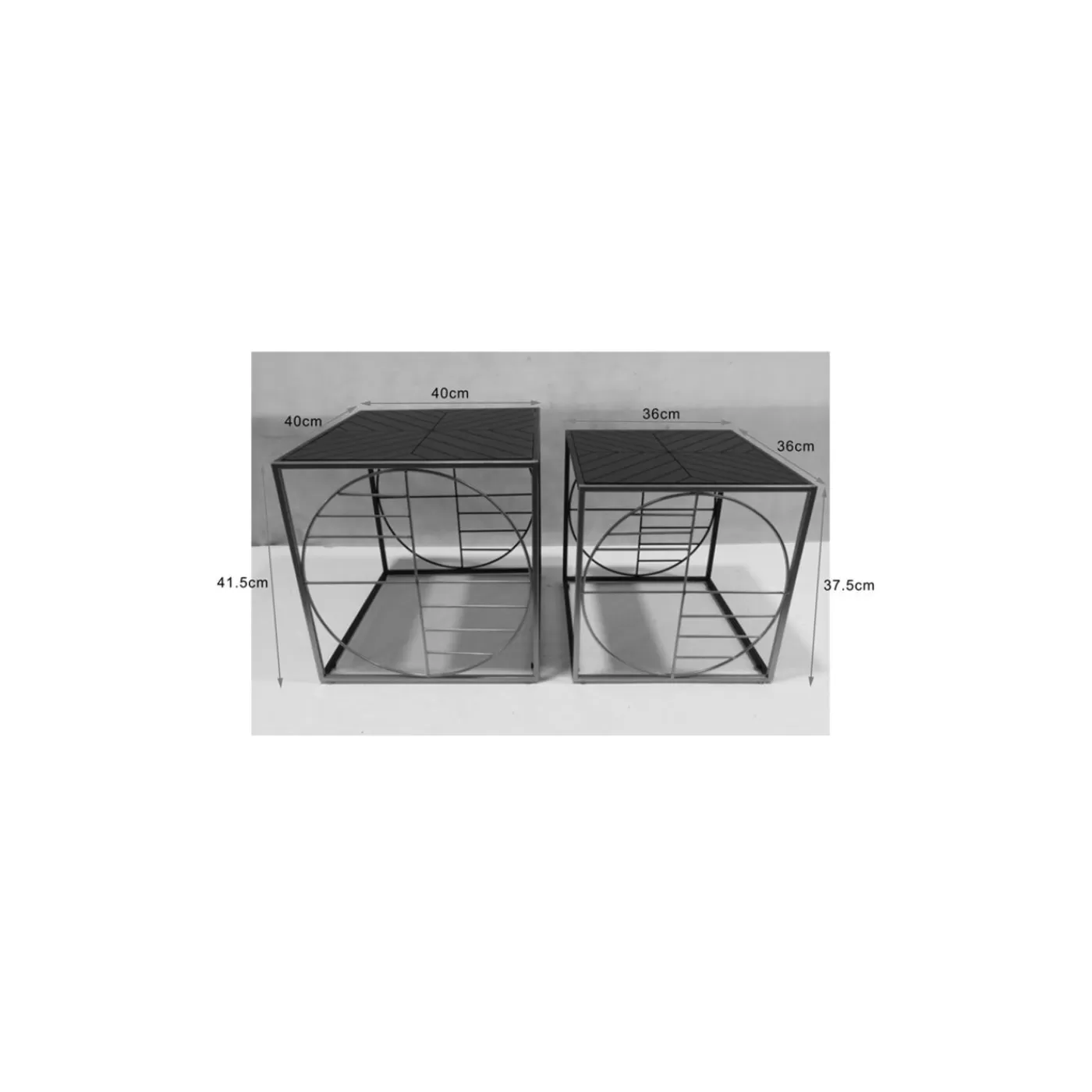 KARE Design Table Basse Techno 2 (2/Set)