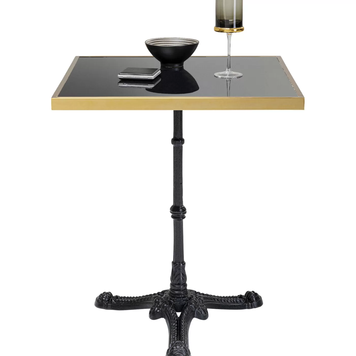 KARE Design Table Bistrot Kaffeehaus Rim Noir 60X60