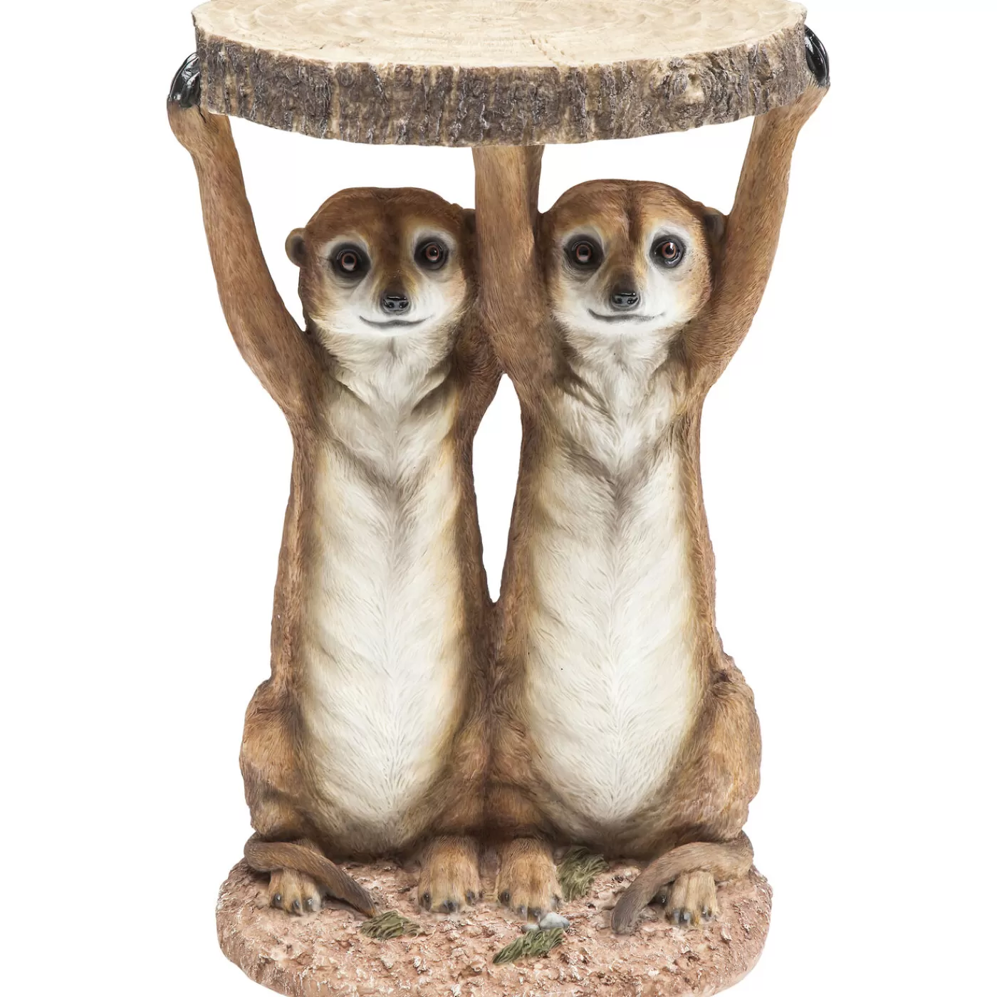 KARE Design Table D Appoint Animal Meerkat Sisters O33Cm