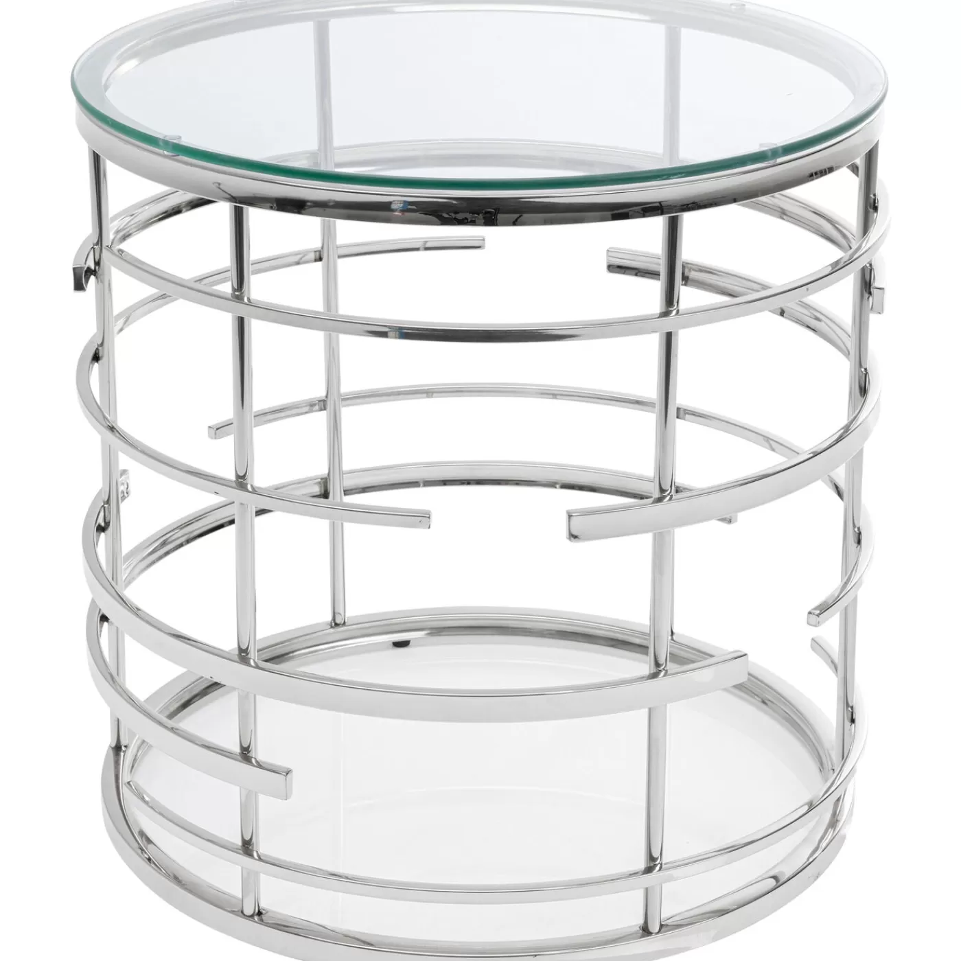 KARE Design Table D Appoint Jupiter Argente O55Cm