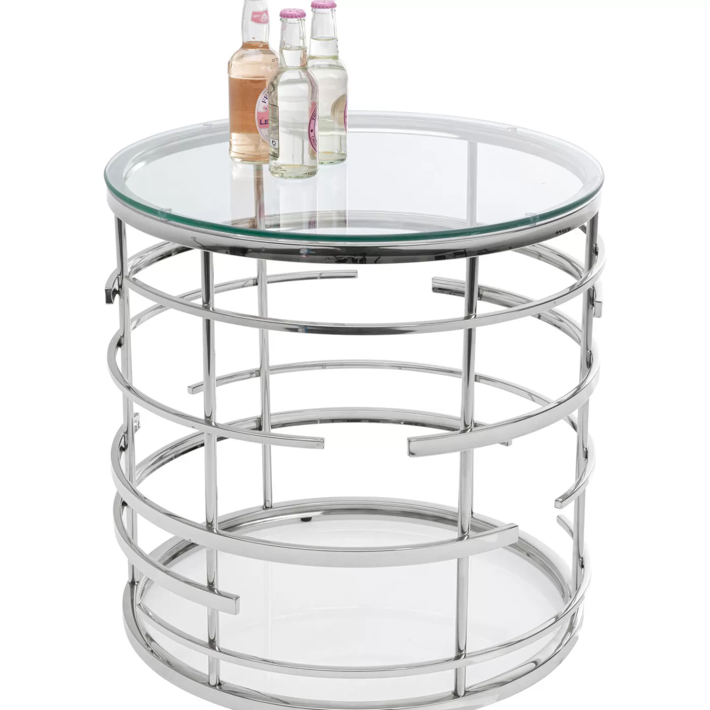 KARE Design Table D Appoint Jupiter Argente O55Cm