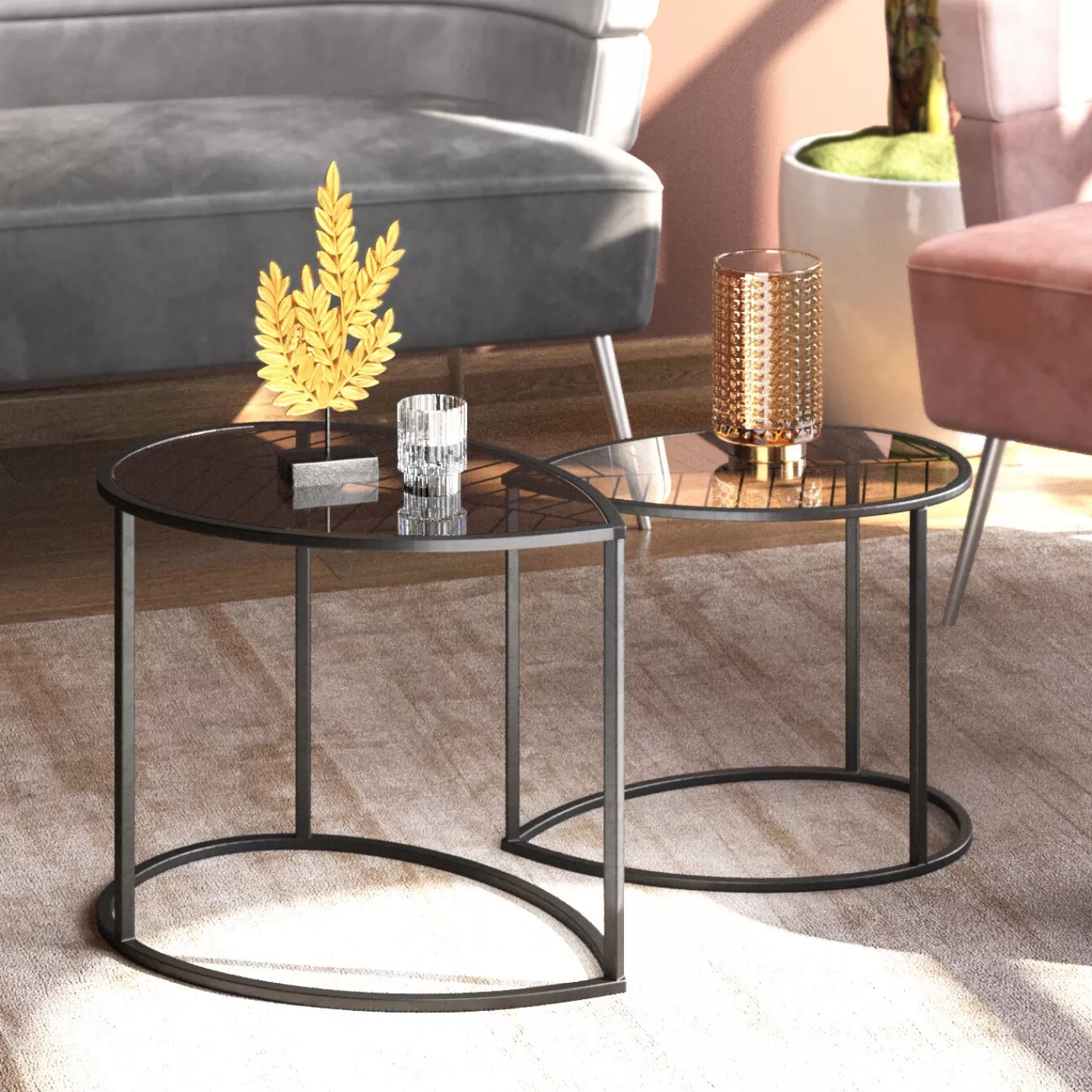 KARE Design Table D Appoint Linnea (2/Set)