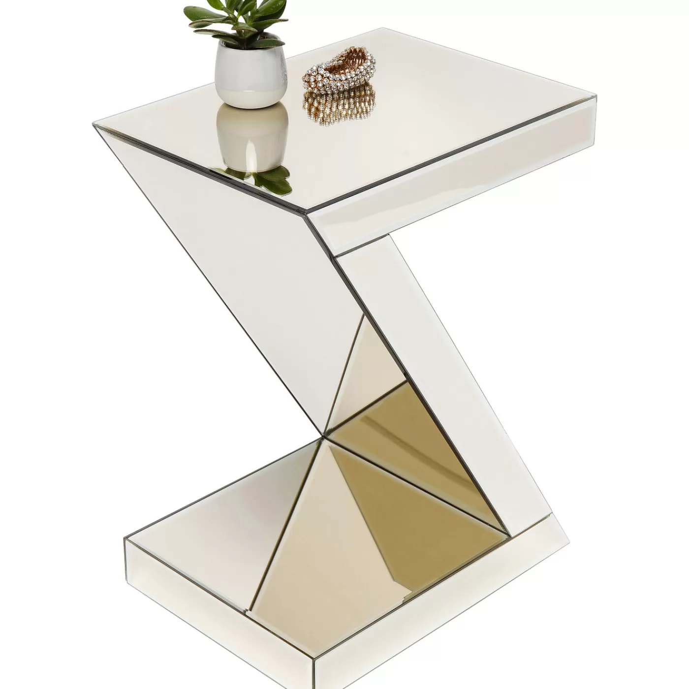 KARE Design Table D Appoint Luxury Z Champagne 45X33Cm