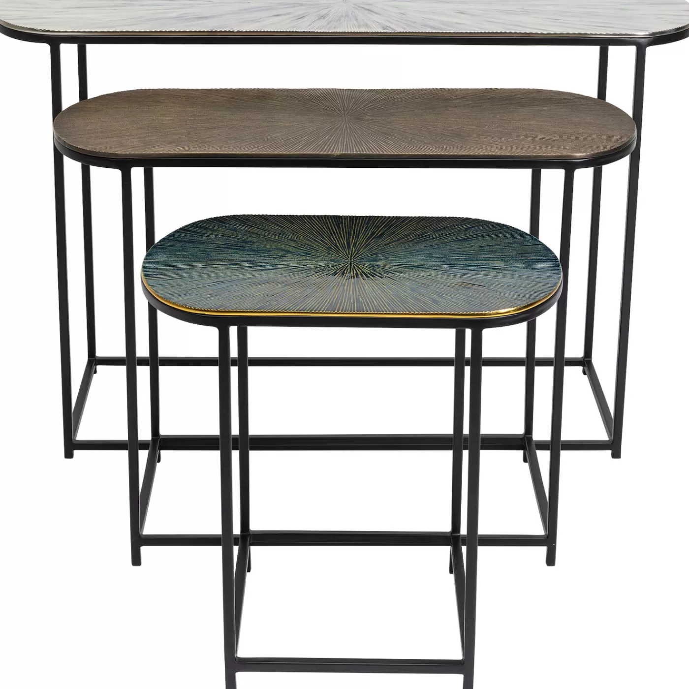 KARE Design Table D Appoint Ray Ovale (3/Set)