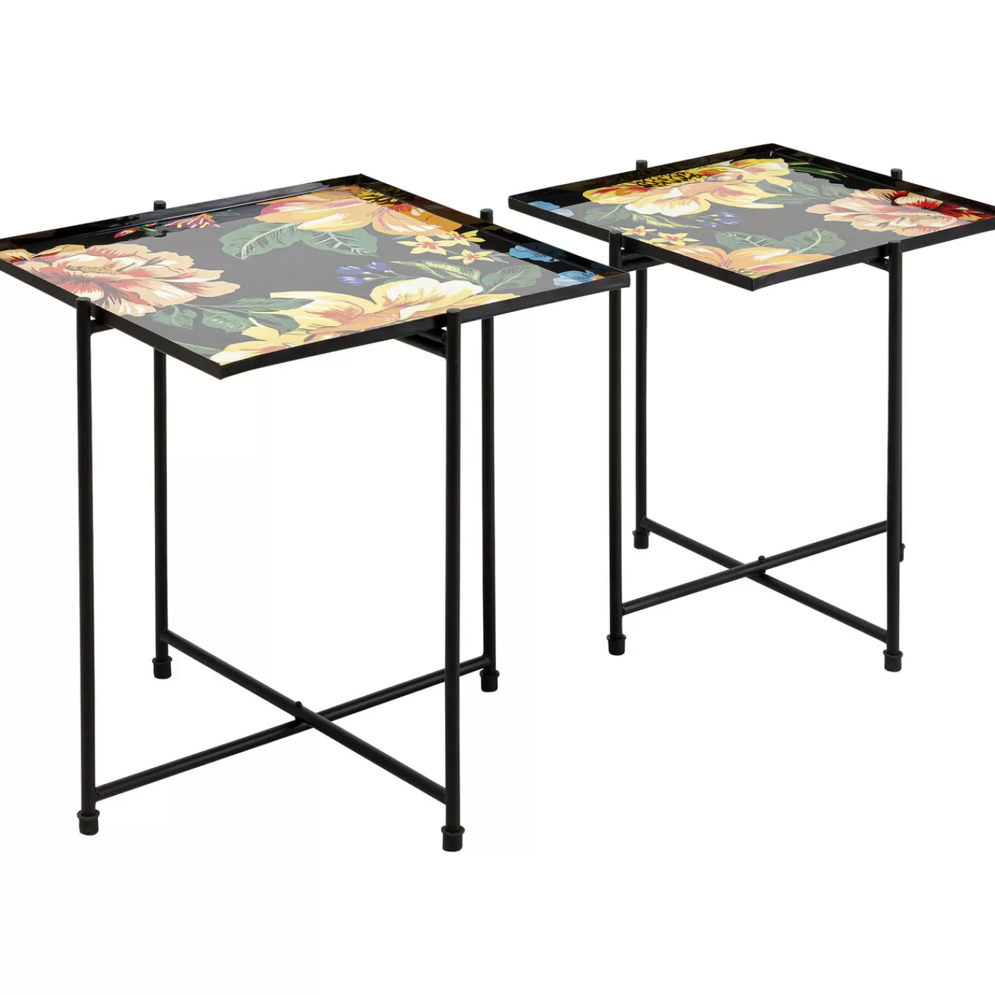 KARE Design Table D Apppoint Flowers Garden Carre (2/Set)