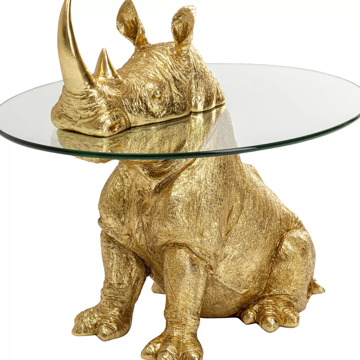 KARE Design Table D´Appoint Sitting Rhino 65X49Cm