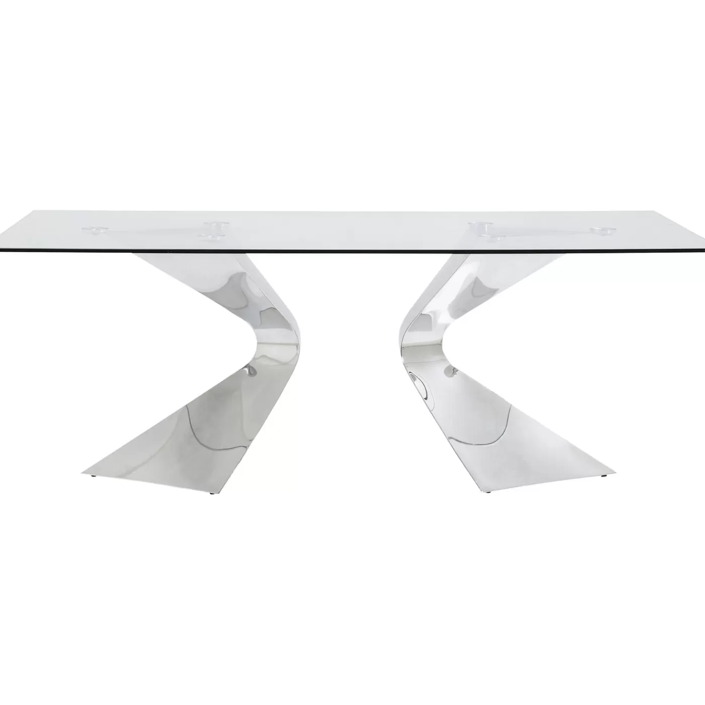 KARE Design Table Gloria Chrome 200X100Cm