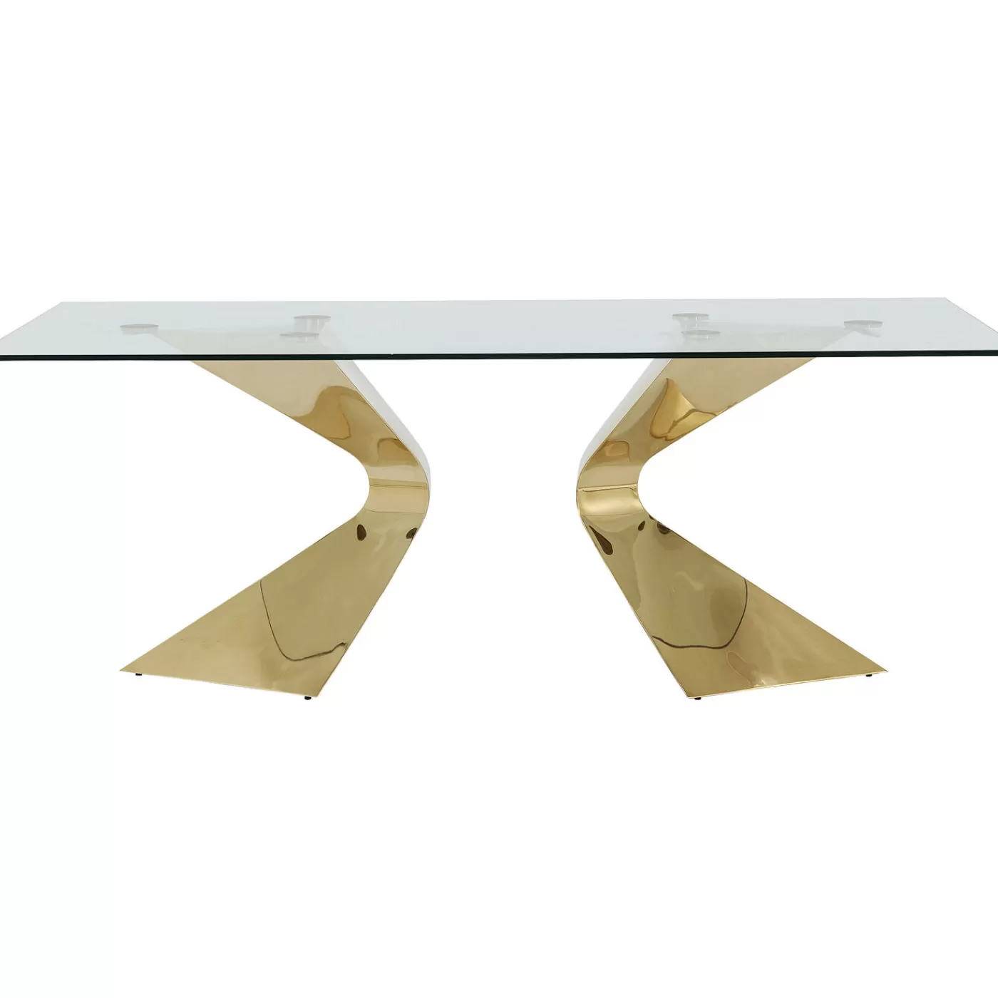 KARE Design Table Gloria Gold 200X100Cm