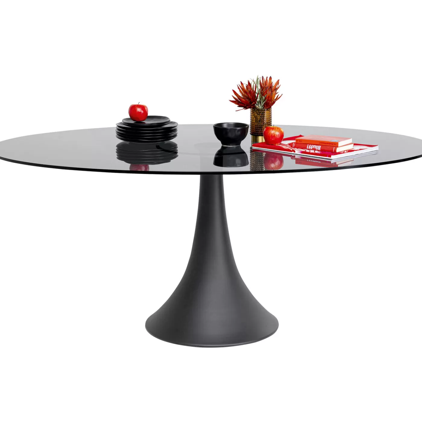 KARE Design Table Grande Possibilita Verre Fume 180X120Cm