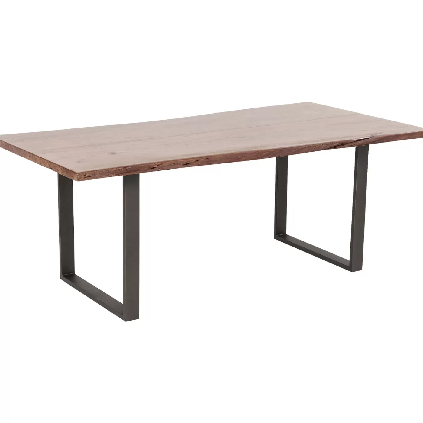 KARE Design Table Harmony Fonce Acier Brut 160X80