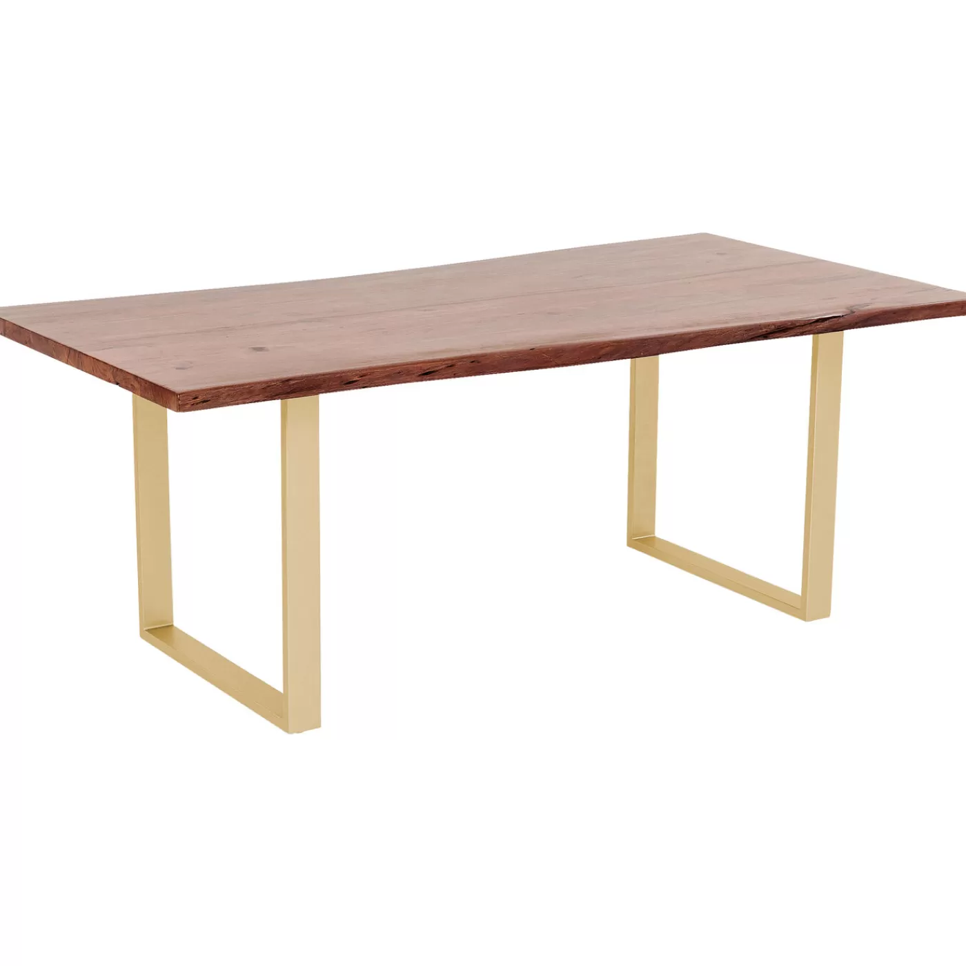 KARE Design Table Harmony Fonce Acier Brut 200X100