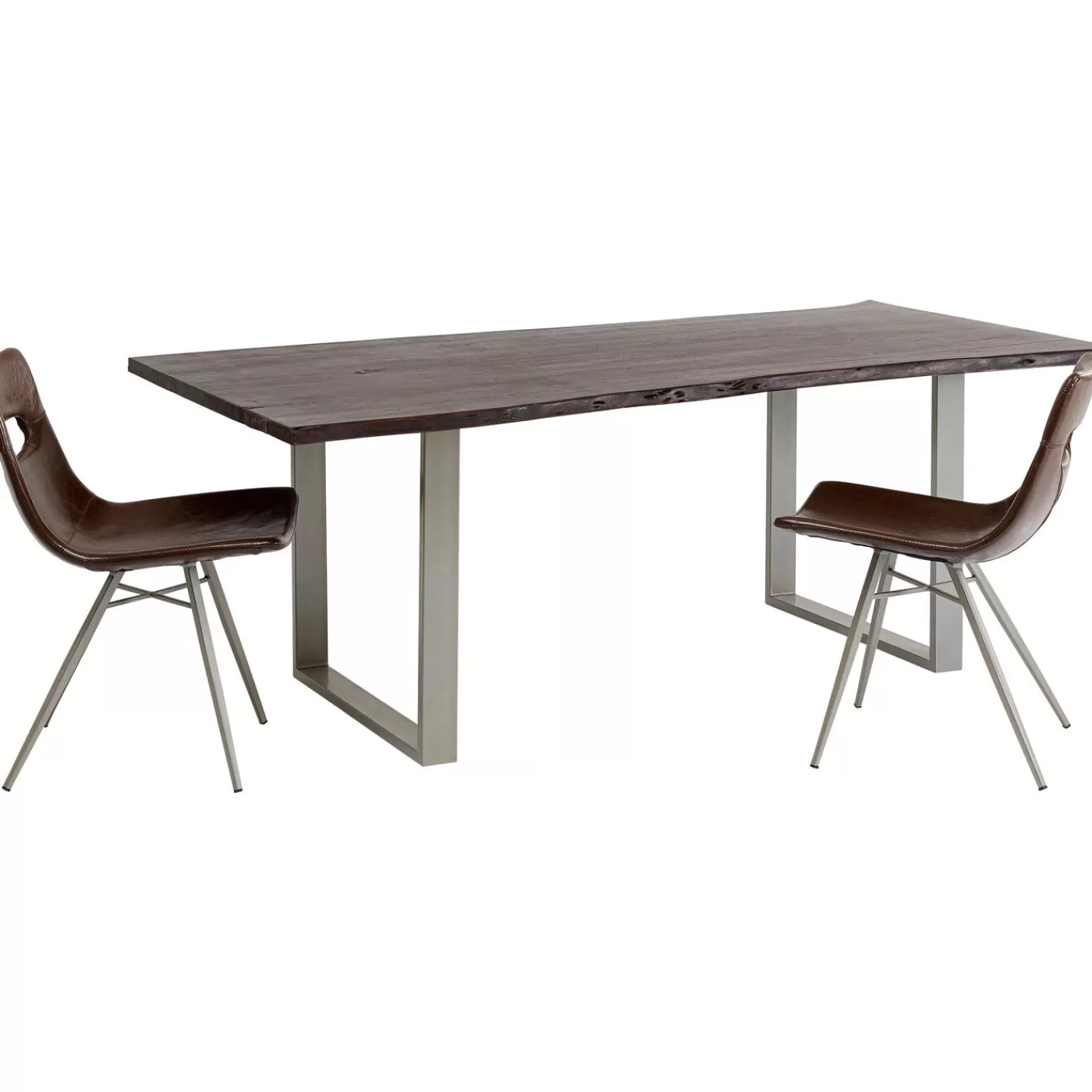 KARE Design Table Harmony Fonce Argente 160X80