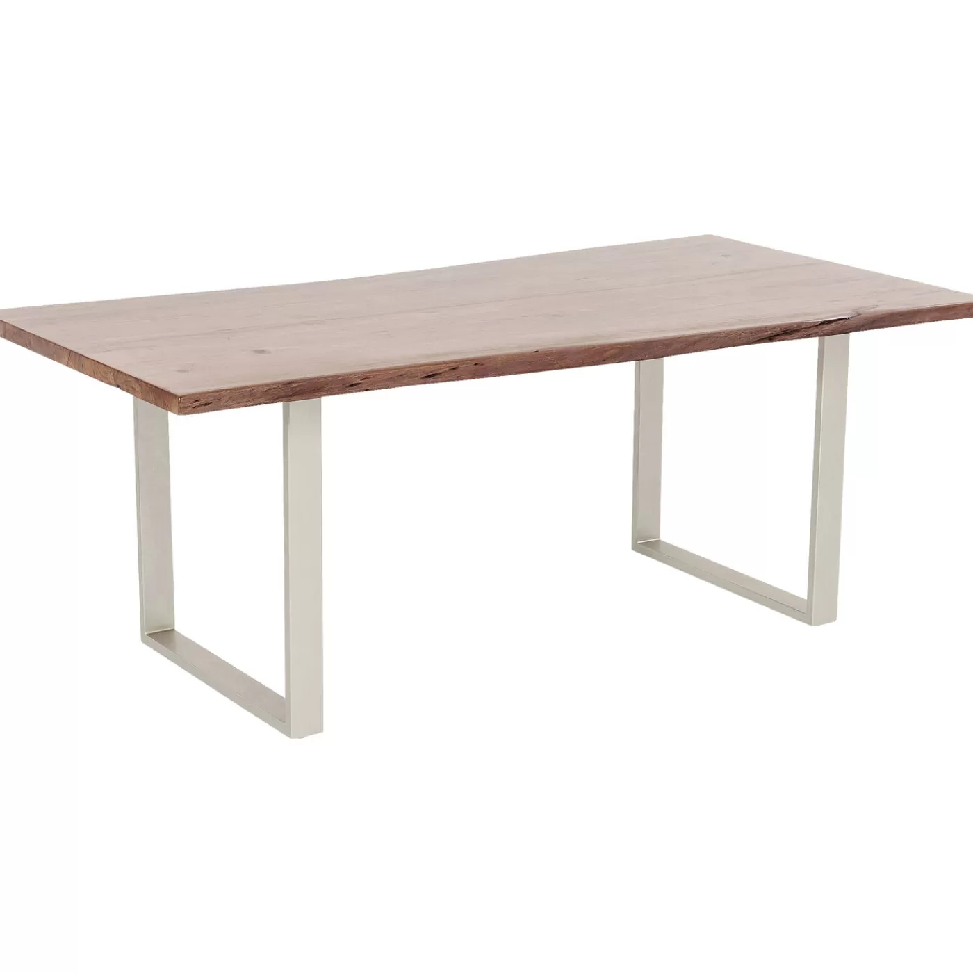 KARE Design Table Harmony Fonce Argente 200X100