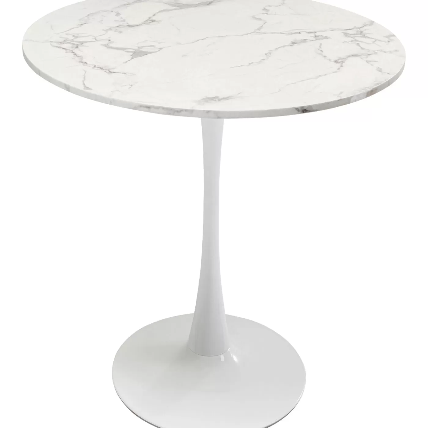 KARE Design Table Schickeria Marbre Blanc O80Cm