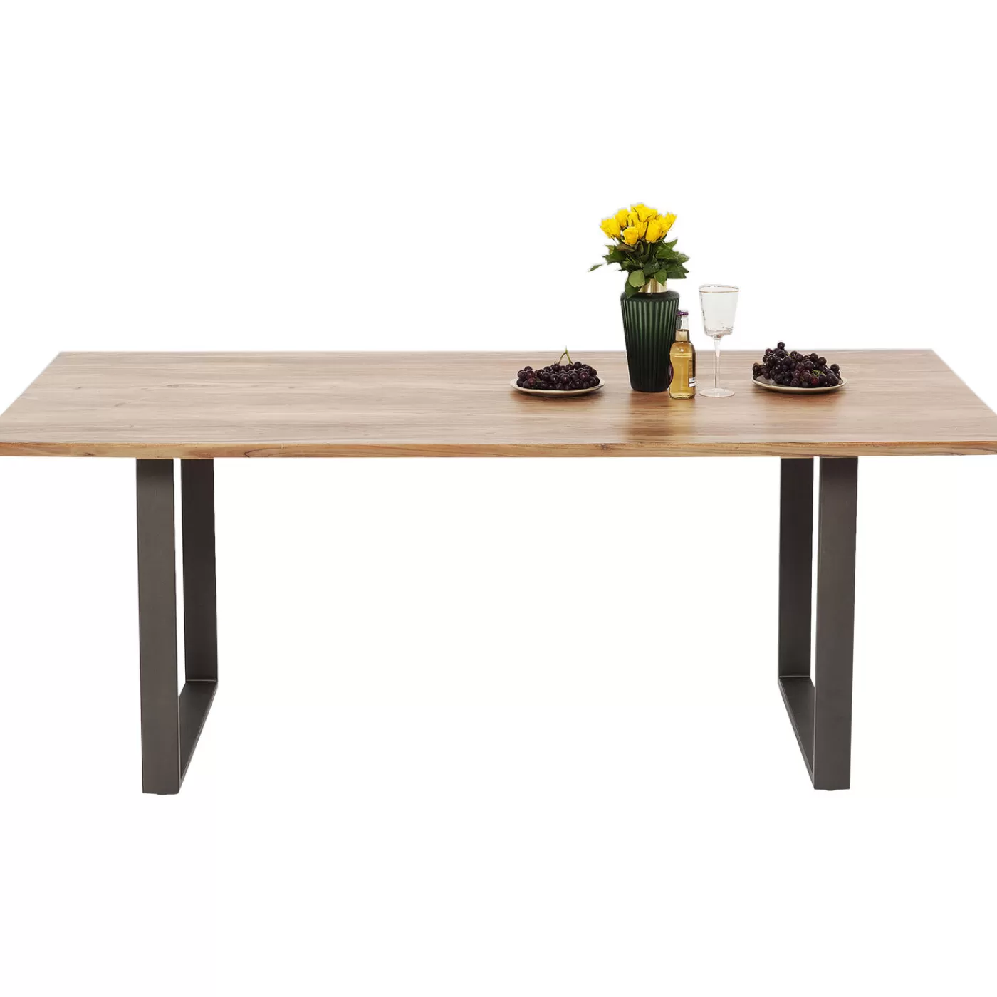 KARE Design Table Symphony Acier Brut 160X80