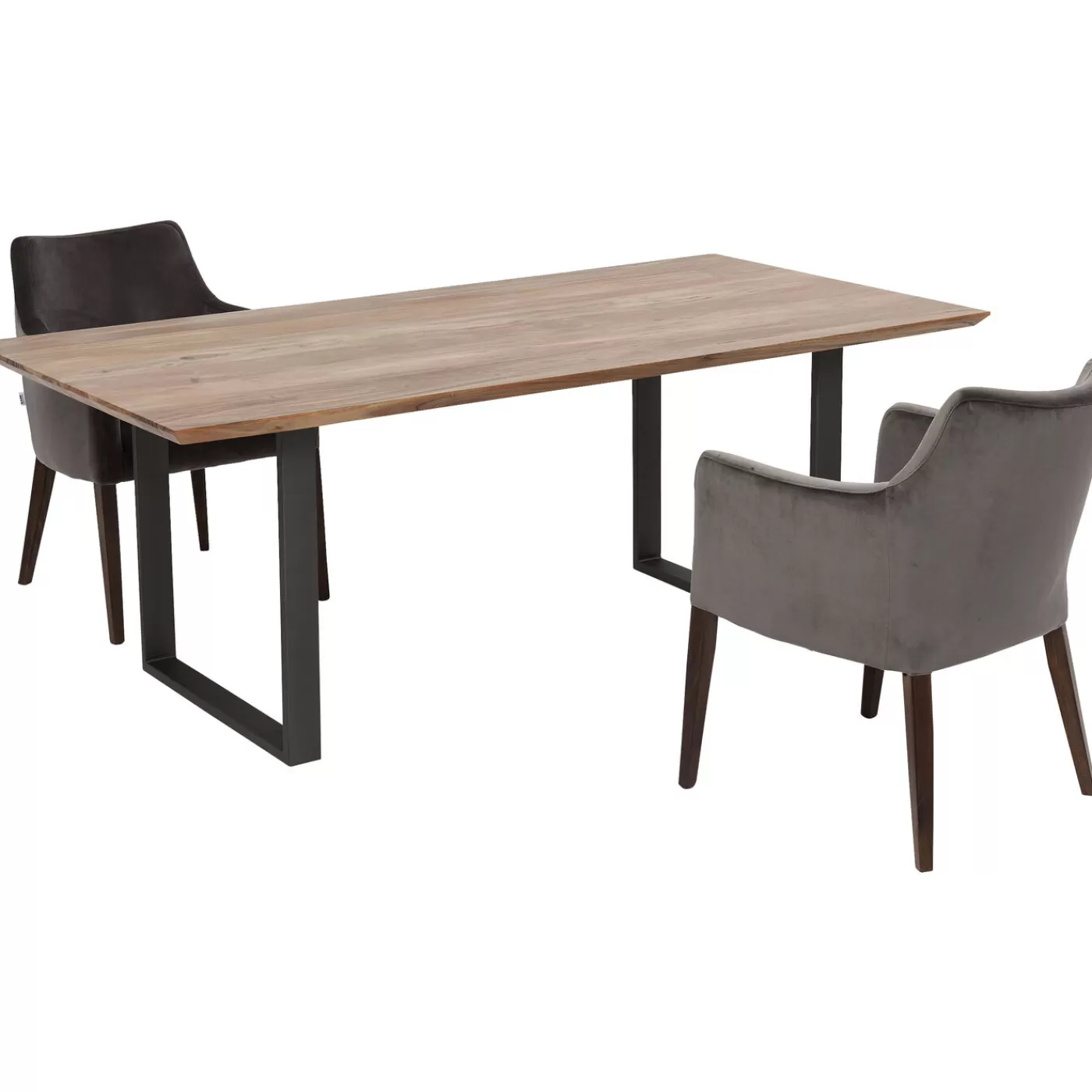 KARE Design Table Symphony Acier Brut 180X90