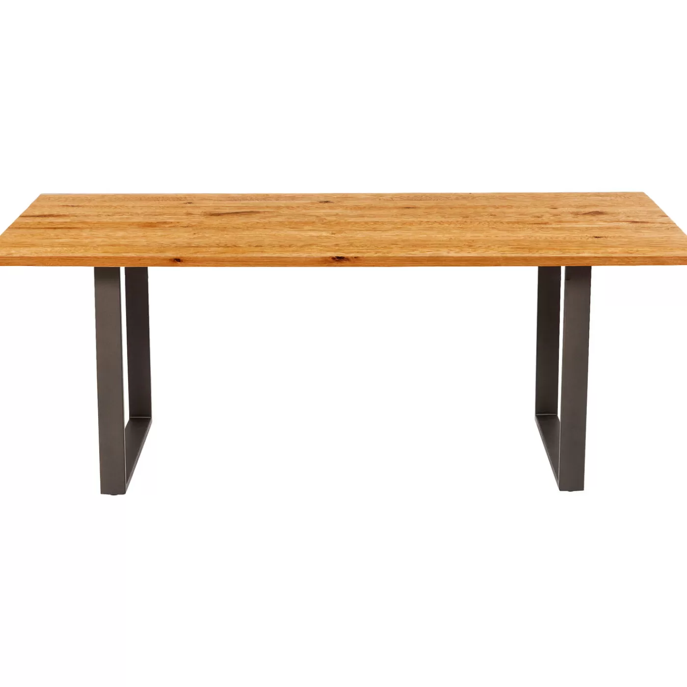 KARE Design Table Symphony Chene Acier Brut 180X90