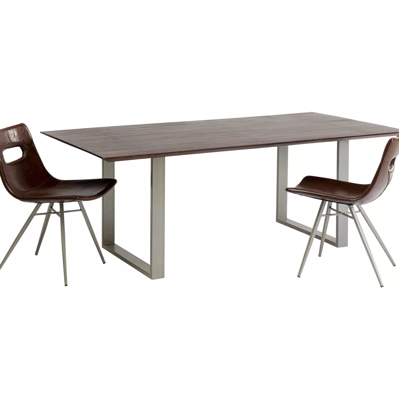 KARE Design Table Symphony Fonce Argente 160X80