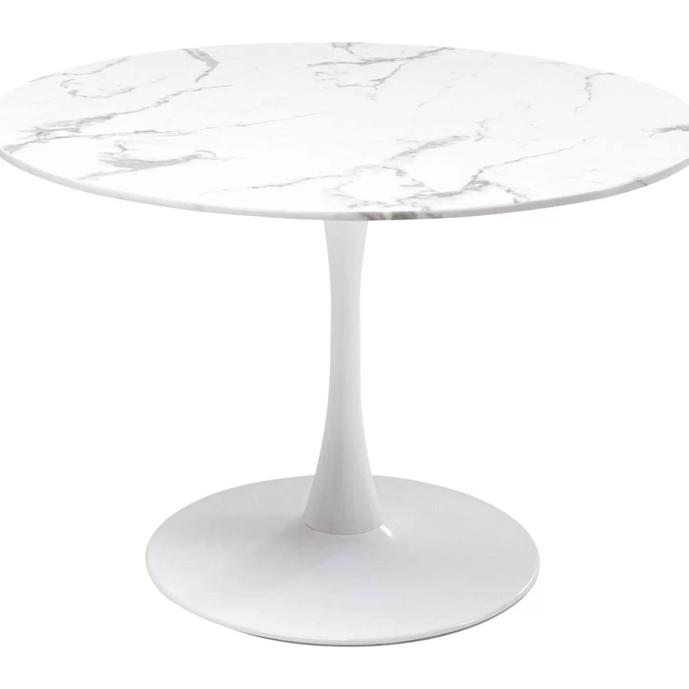 KARE Design Table Veneto Marbre Blanc O110Cm