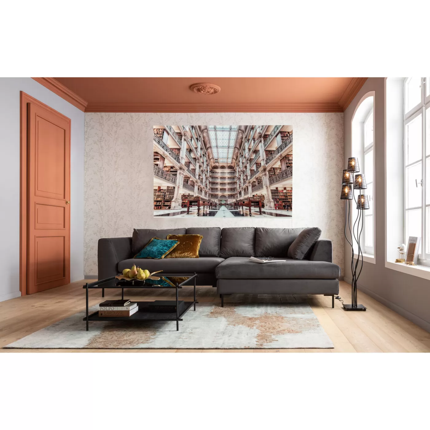 KARE Design Tableau En Verre Library 150X100Cm