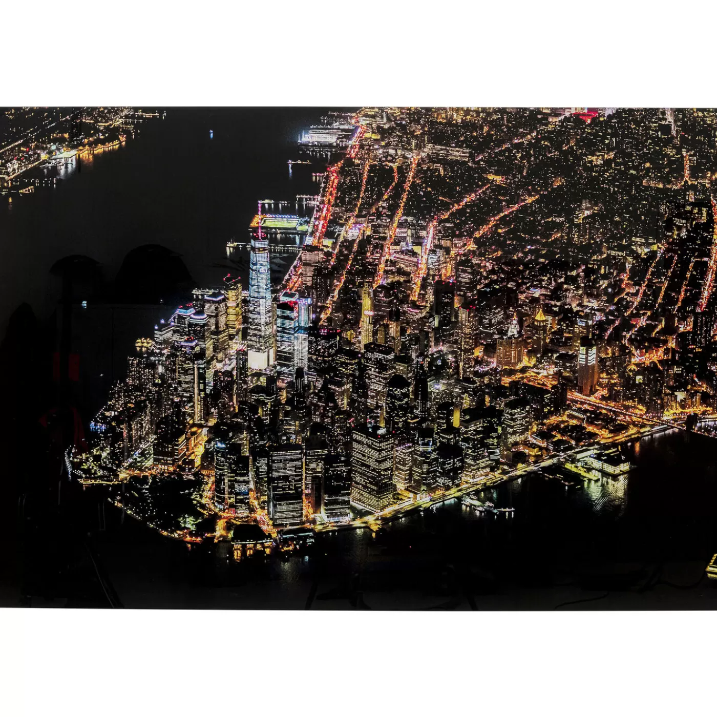 KARE Design Tableau En Verre Midnight City 180X120Cm