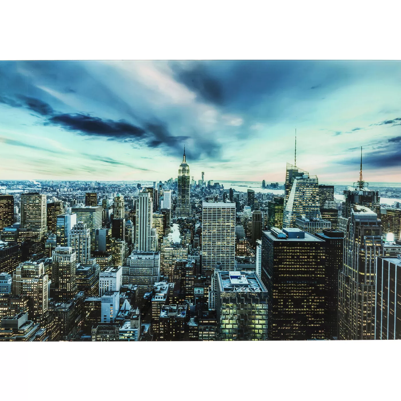 KARE Design Tableau En Verre New York Sunset 160X120Cm