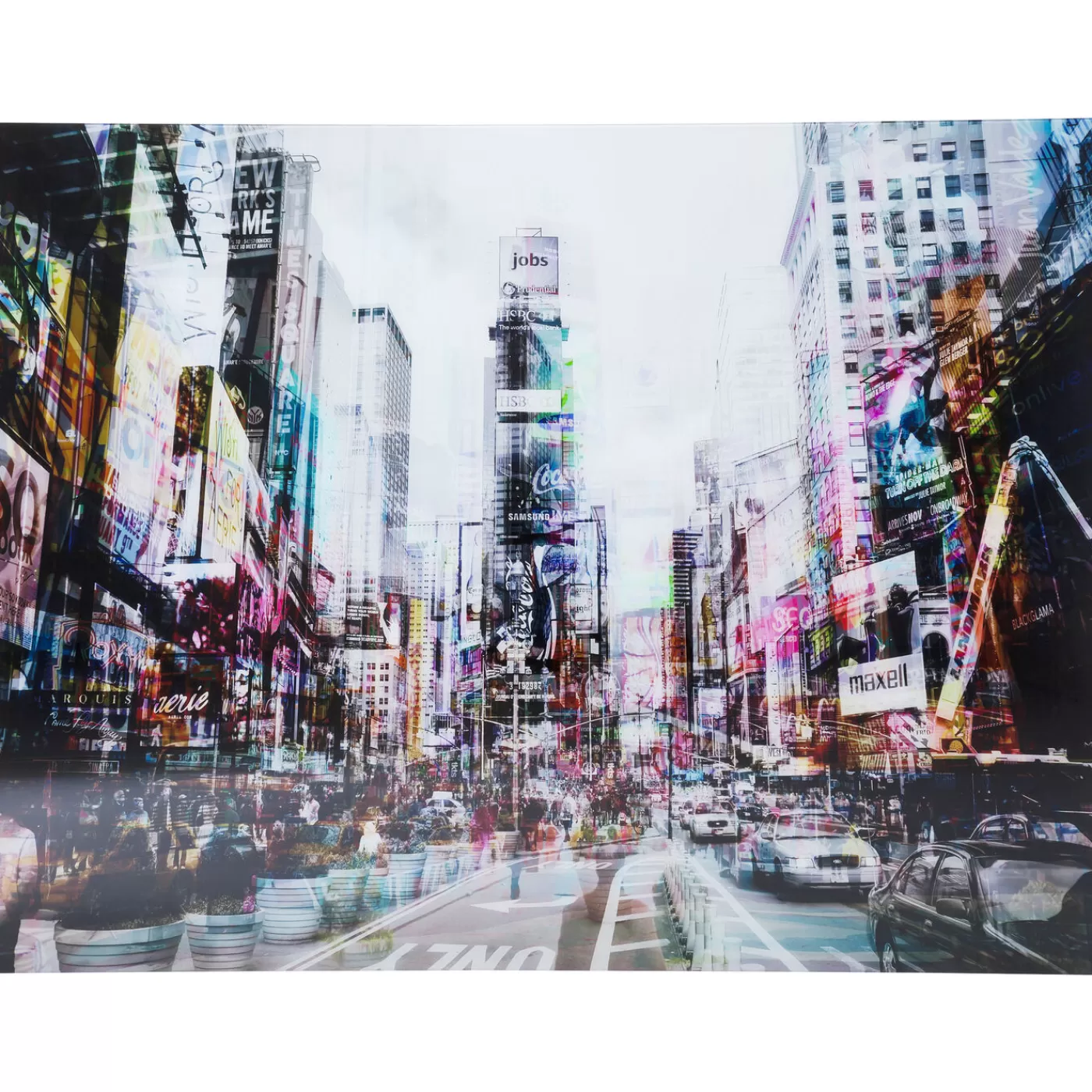 KARE Design Tableau En Verre Times Square Move 160X120Cm