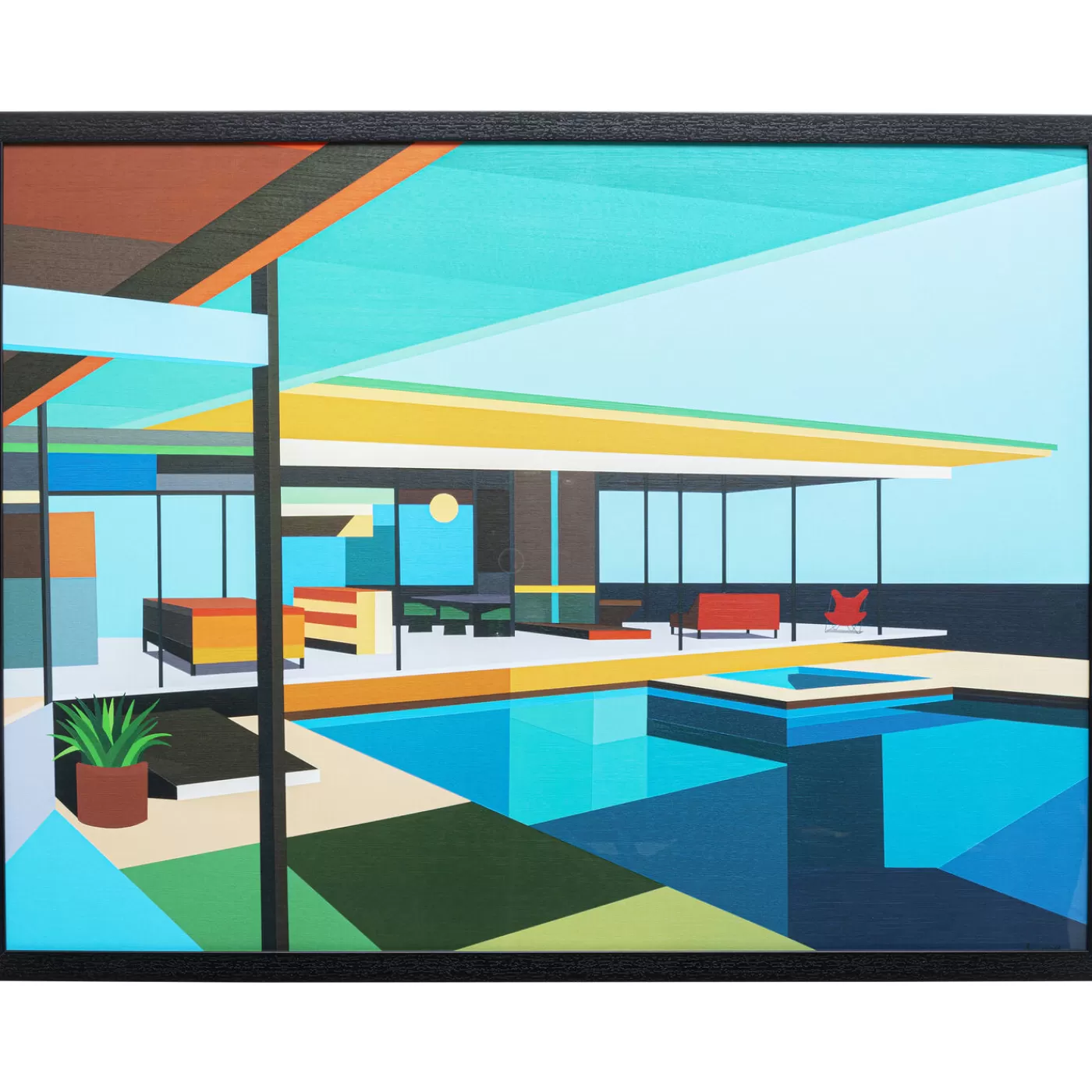 KARE Design Tableau Encadre Modern Architecture 100X80Cm