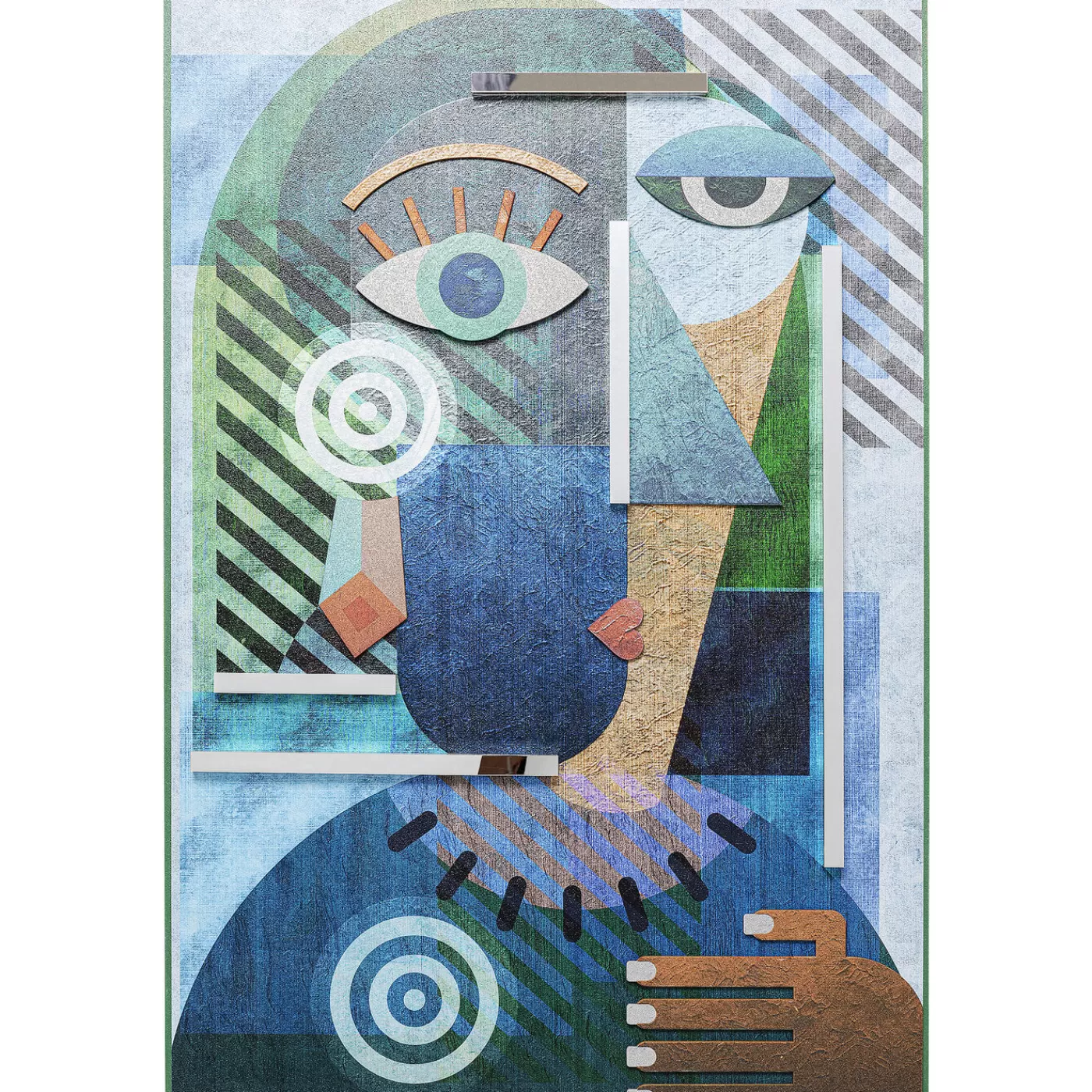 KARE Design Tableau Geometric Woman 100X150Cm