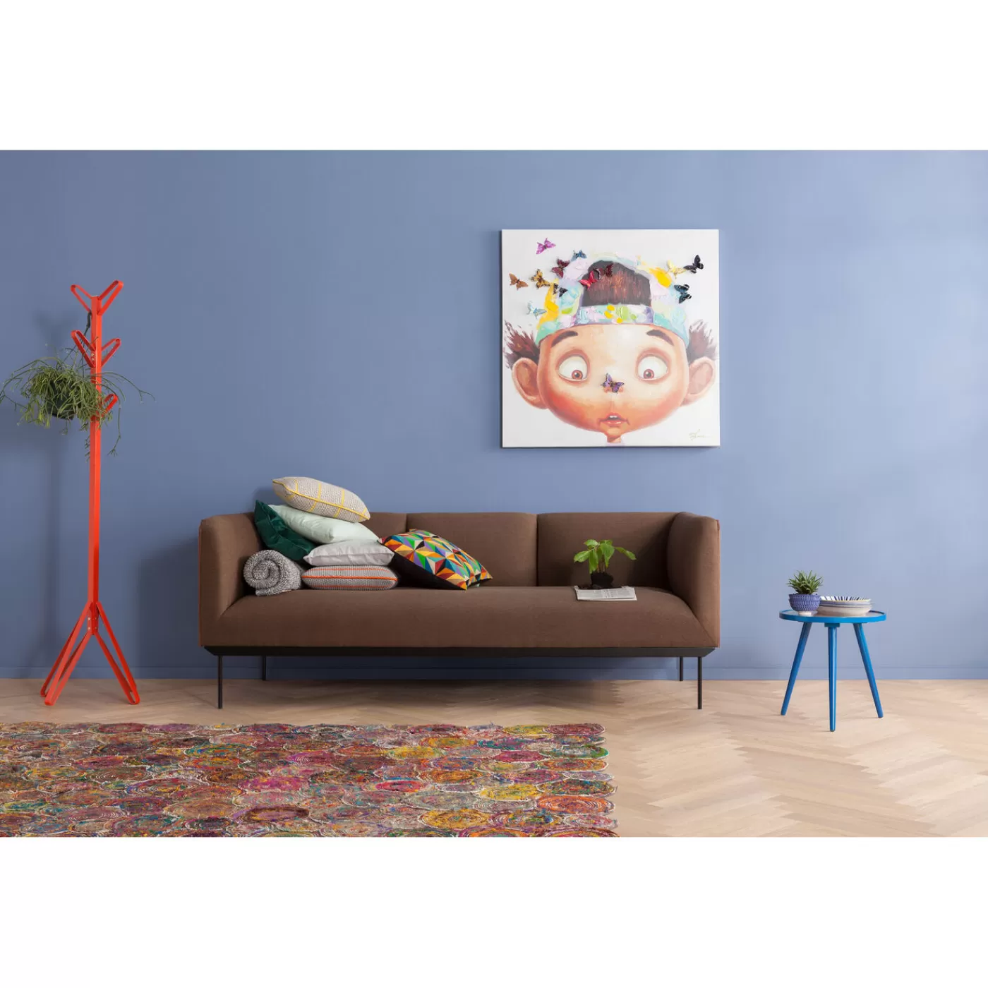 KARE Design Tableau Touched Boy With Butterflies 100X100Cm