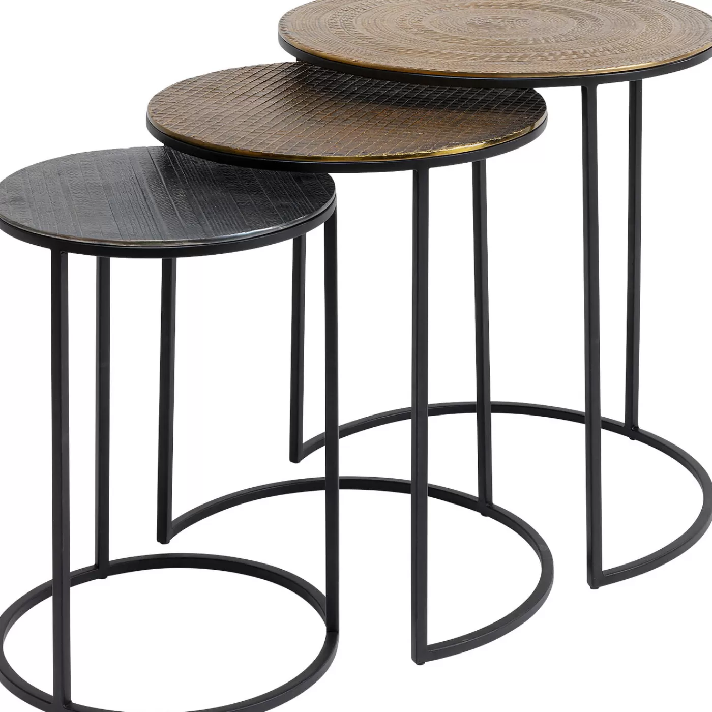 KARE Design Tables D Appoint Electra (Set De 3)