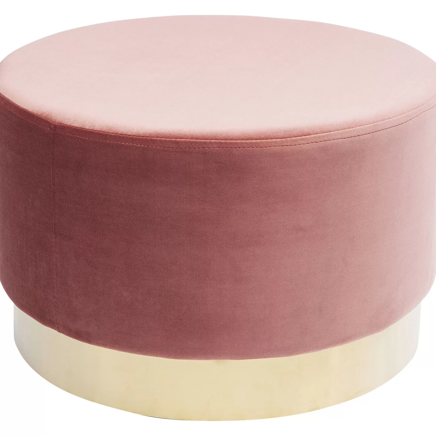 KARE Design Tabouret Cherry Mauve Laiton O55Cm