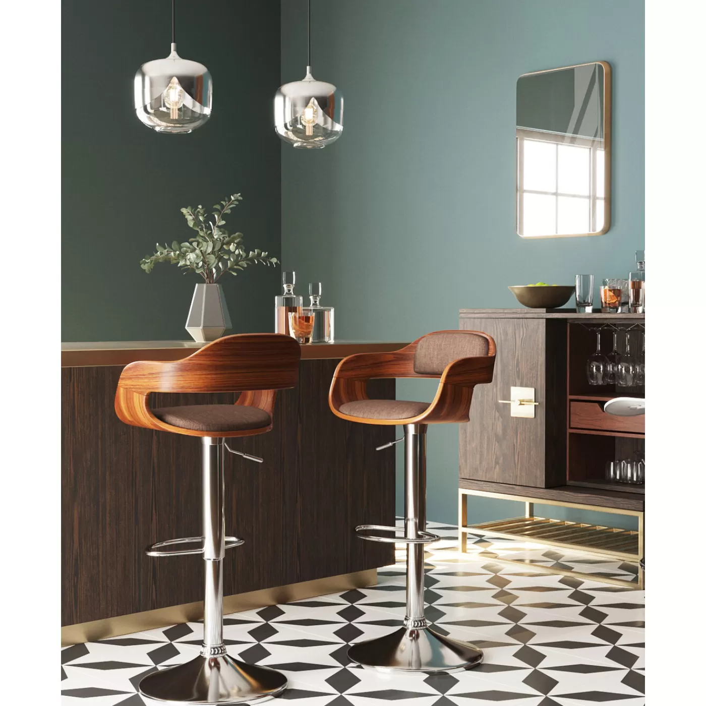 KARE Design Tabouret De Bar Monaco Choco