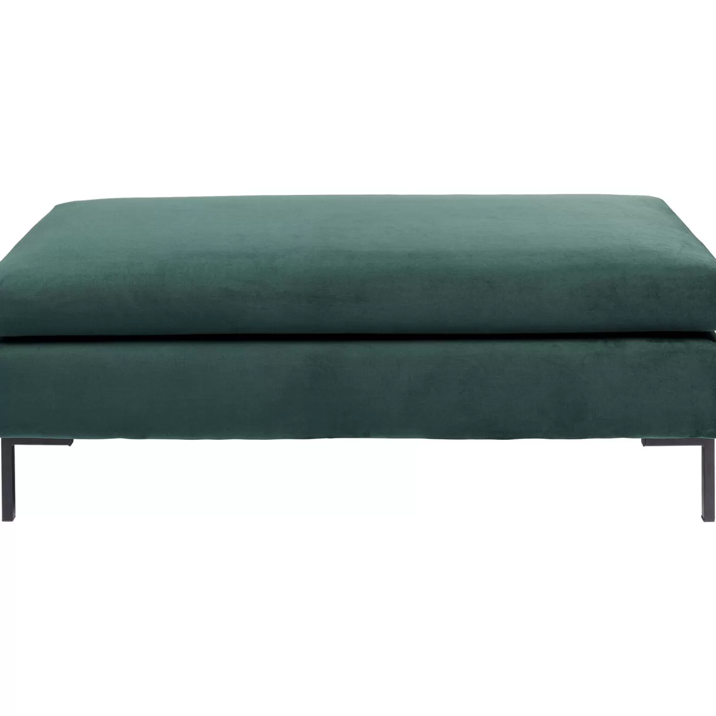 KARE Design Tabouret Gianni Velours Vert Fonce