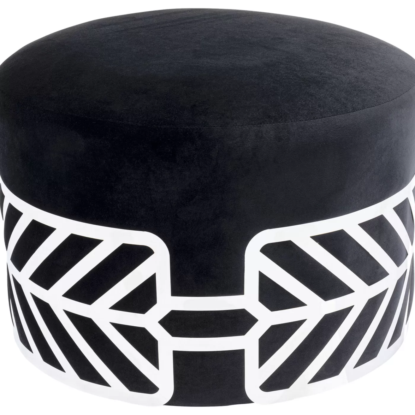 KARE Design Tabouret Jenna Noir O61Cm