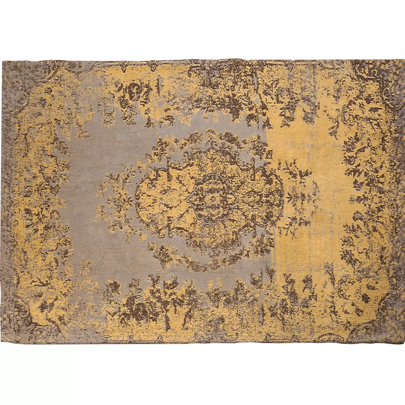 KARE Design Tapis Kelim Pop Jaune 170X240Cm