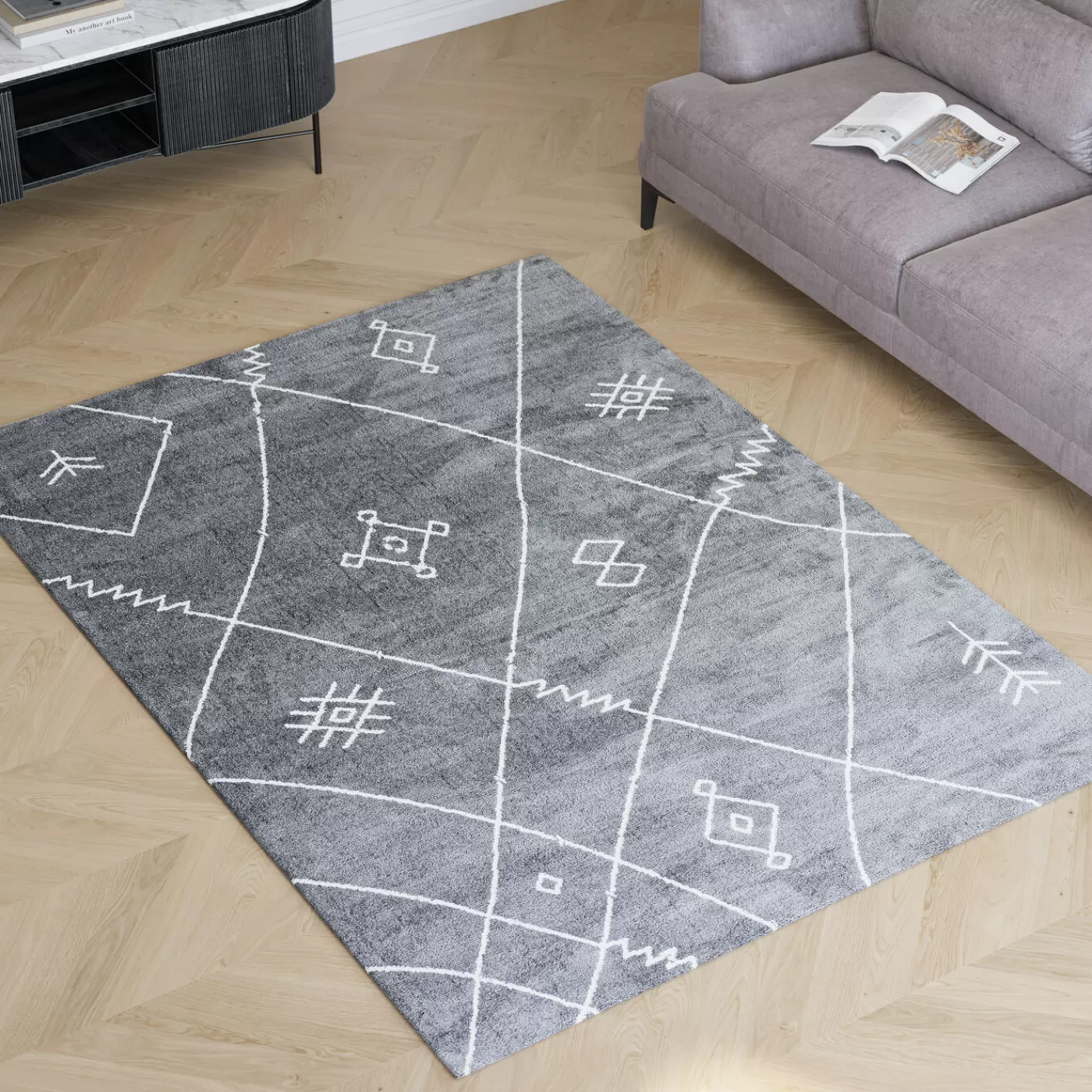 KARE Design Tapis Àrt Signs 170X240Cm